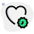 Coronavirus patient with a cardiovascular disease isolated on a white background icon