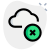Remove online content from cloud storage layout icon