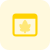 Maple leaf on isolated on a web browser icon