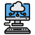 Cloud computing icon