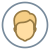 Cerchiato utente maschio Tipo di pelle 3 icon