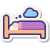 Träumen im Bett icon