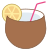 Cocktail à la noix de coco icon