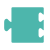 Turquoise Blockly icon