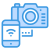Connect Camera to Smartphone icon