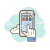 Smartphone Touchscreen icon