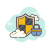 Security Lock Yellow icon