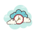 Reloj en la nube icon