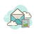 Briefumschlag öffnen icon