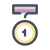 Medalha de primeiro lugar icon