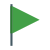 Drapeau vert icon