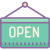 Zeichen: Geöffnet icon
