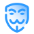 Máscara dos Anonymous icon