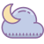 Leichter Regen Nacht icon