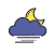 Brouillard de nuit icon