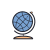 Globe terrestre icon