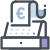 Euro de la caja registradora icon