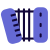 Accordion music player ball stage function Layout icon