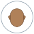 Circled User Neutral Skin Type 6 icon