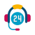 24 Hours Support icon