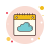 calendario-nube icon