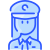 policial externa-feminina-profissão-vitaliy-gorbachev-azul-vitaly-gorbachev-1 icon