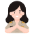 woman-officers-teacher-greeting-sawasdee-Thailand-welcome-gesture icon