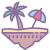 Schwimmender Inselstrand icon
