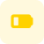 Smartphone low battery power level indication isolated on a white background icon
