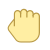 Mão fazendo sinal de pedra icon