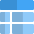 Header with table formation with side left column icon