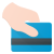 Hand Holding Bank Card icon