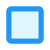 Unausgefüllte Checkbox icon