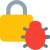 externer-bug-oder-ein-fehler-beim-sichern-des-systems-mit-einem-schloss-security-color-tal-revivo icon