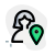 localização-online-externa-de-um-usuário-trabalhando-globalmente-closeupwoman-green-tal-revivo icon