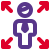 Enlarge function of user handling computer layout icon
