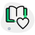 Favorite book to read isolated on a white background icon