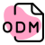 ODM file shortcut to a file located in the Digital Library Reserve icon