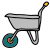 Wheelbarrow icon