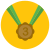 Медаль за третье место icon