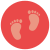 Baby Footprint icon