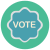 投票徽章 icon