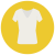 T-Shirt mit V-Ausschnitt icon