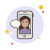 Freundin-Messaging icon