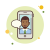 Man With Green Tie Messaging icon