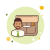 Business Man Product Box icon