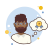 Man With Beard Medal icon