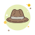 sombrero de detective icon