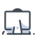 Working at the IMac icon