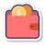 Carteira de moedas icon